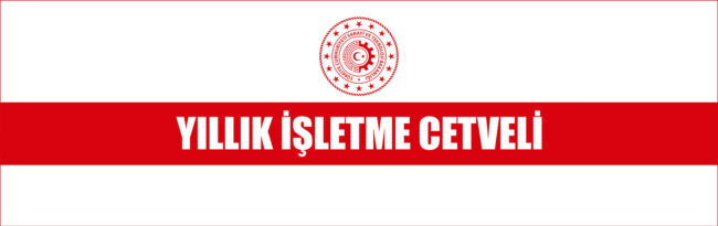 SAN. VE TEK. İL MD-YILLIK İŞLETME CETVELİ